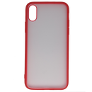 Maska za telefon Iphone X / Xs - Clear Red