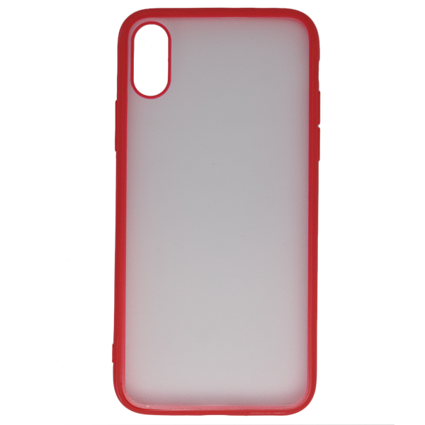 Maska za telefon Iphone X / Xs - Clear Red