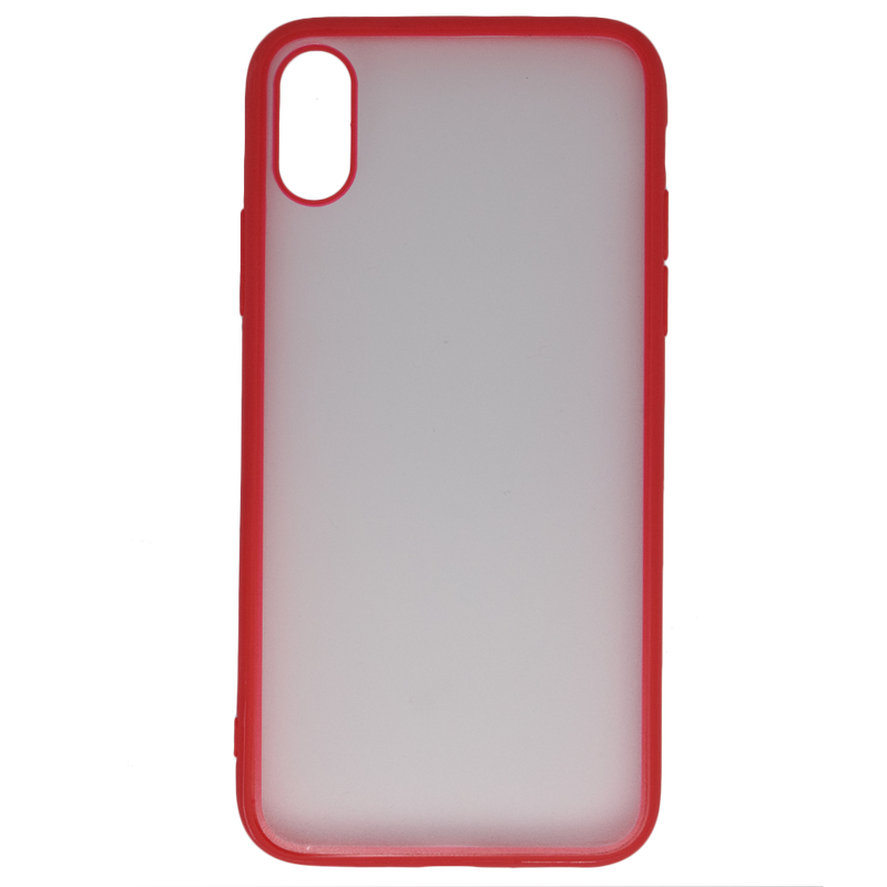 Maska za telefon Iphone X / Xs - Clear Red