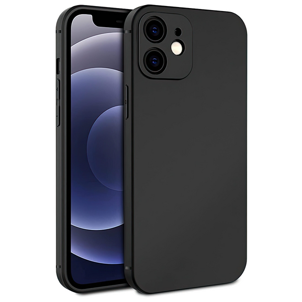 Maska za Telefon iPhone 12 / 12 Pro - Black (Camera Protection)