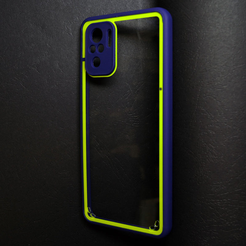 Maska za telefon Xiaomi Redmi Note 10 4G / Note 10s - Clear - Blue