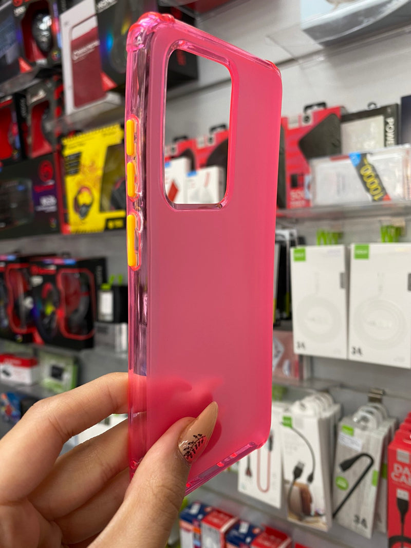 Maska za telefon Samsung S20 Ultra - Matte Clear Pink