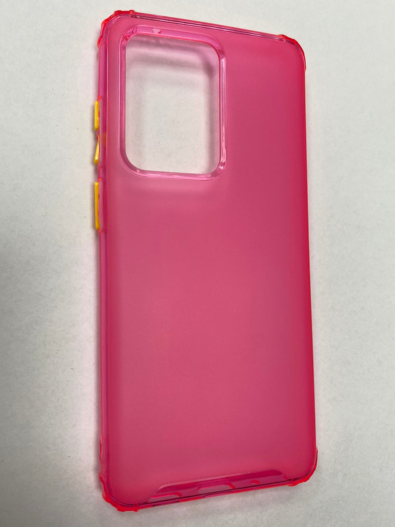 Maska za telefon Samsung S20 Ultra - Matte Clear Pink