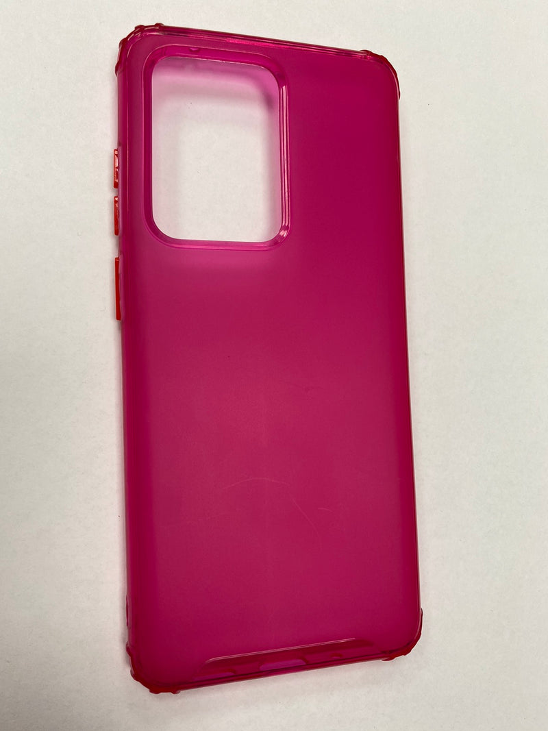 Maska za telefon Samsung S20 Ultra - Matte Clear Hot Pink