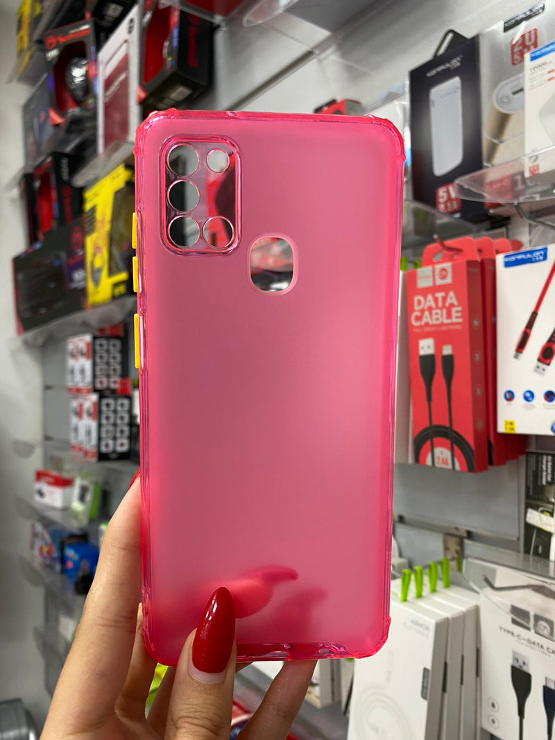 Maska za telefon Samsung A21s - Matte Clear Pink