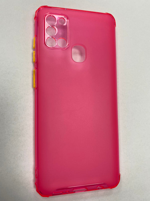 Maska za telefon Samsung A21s - Matte Clear Pink