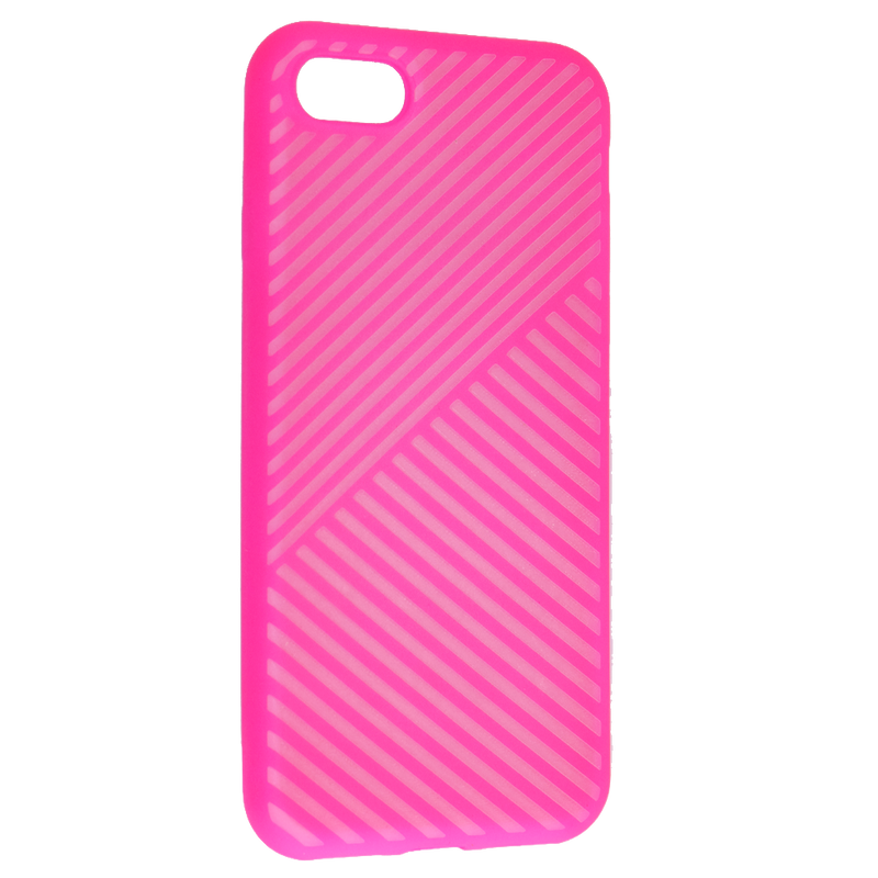 Maska za telefon iPhone 7 / 8 - Stripes - Hot Pink