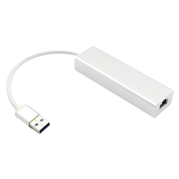 Data Adapter - USB vo Mrezen Adapter (USB vo RJ45 LAN) - Aluminium - Silver