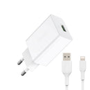 Adapter / Polnac so kabel - Denmen DC01L - Lightning