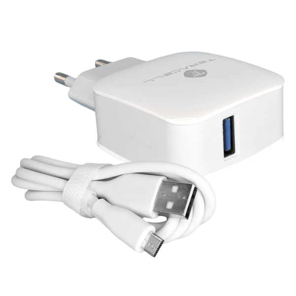 Adapter / Polnac so Kabel - Teracell - Ultra Quick Charge - Micro 5V 2A