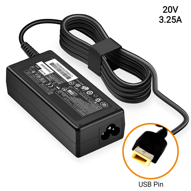 Adapter / Polnac za Laptop (LENOVO) 20V 3.25A - USB Pin