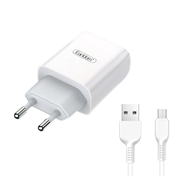 Adapter / Polnac so Kabel - Earldom - ES-197 - Micro USB