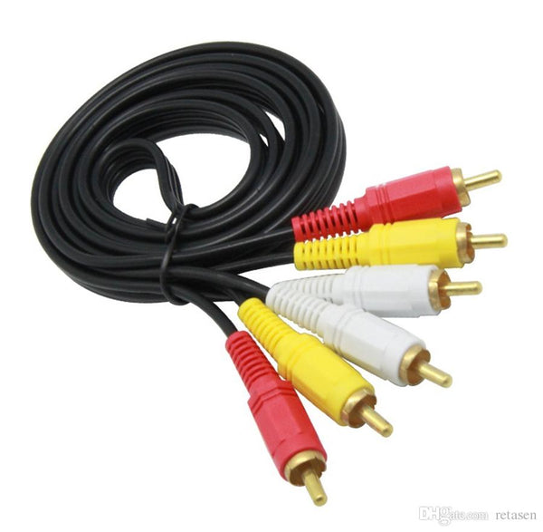 Audio / Video kabel - RCA - 5m - 3 pin vo 3 pin