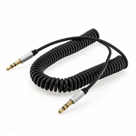 Audio kabel - Remax - AUX 3.5mm stereo vo 3.5mm stereo - spiralen
