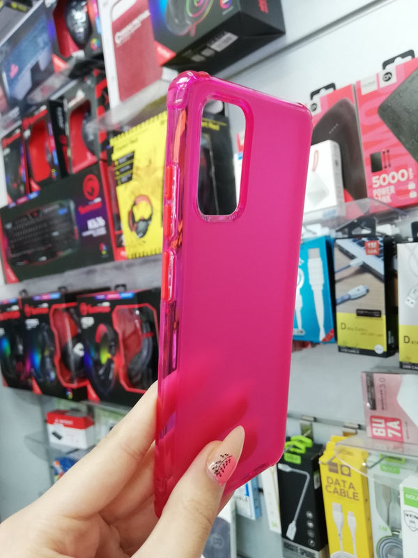Maska za telefon Samsung S20 Plus - Matte Clear Hot Pink