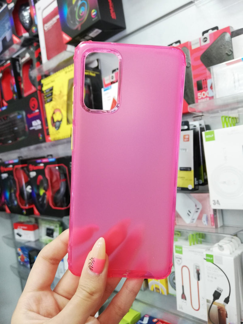 Maska za telefon Samsung S20 Plus - Matte Clear Pink