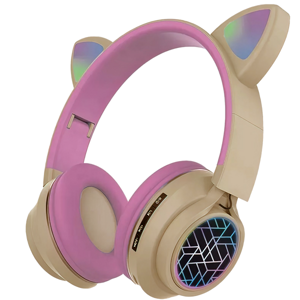 Wireless Slusalki - Cat Ears - ST79M - Gold
