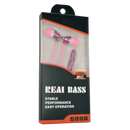 Slusalki - Real Bass - J-058A - Pink