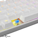 Mehanicka Pro Gejmerska Tastatura 60%  - White Shark Shinobi - White - Blue Switches