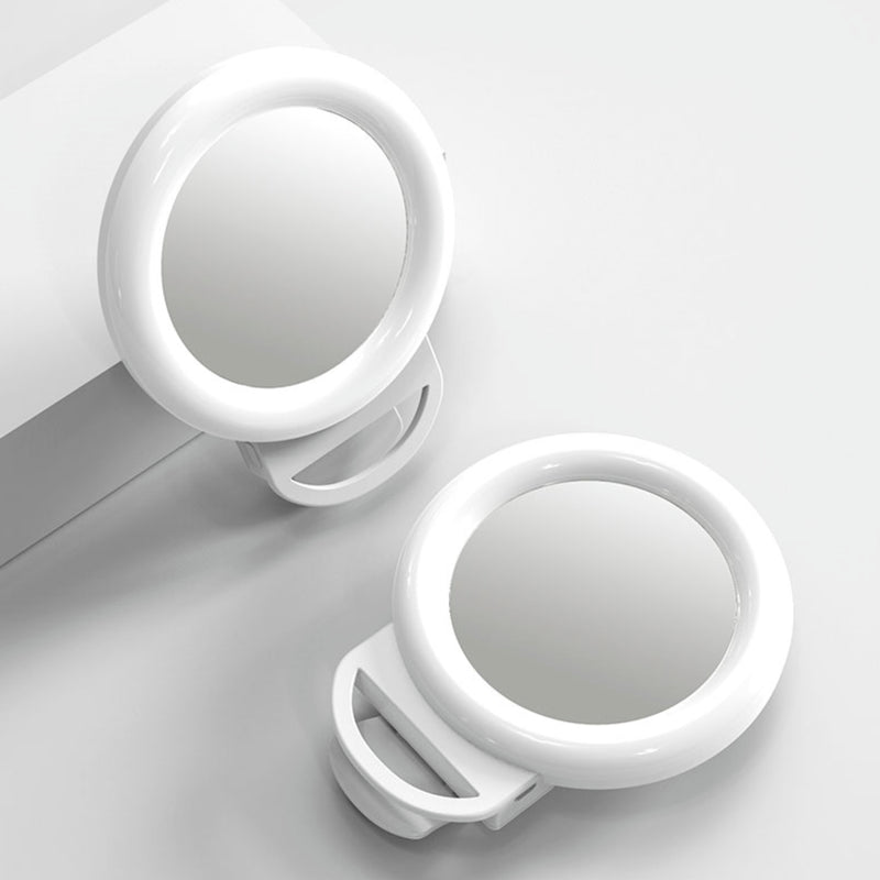 Kruzna Led Svetilka so Ogledalo - Selfie Ring Light - HR20