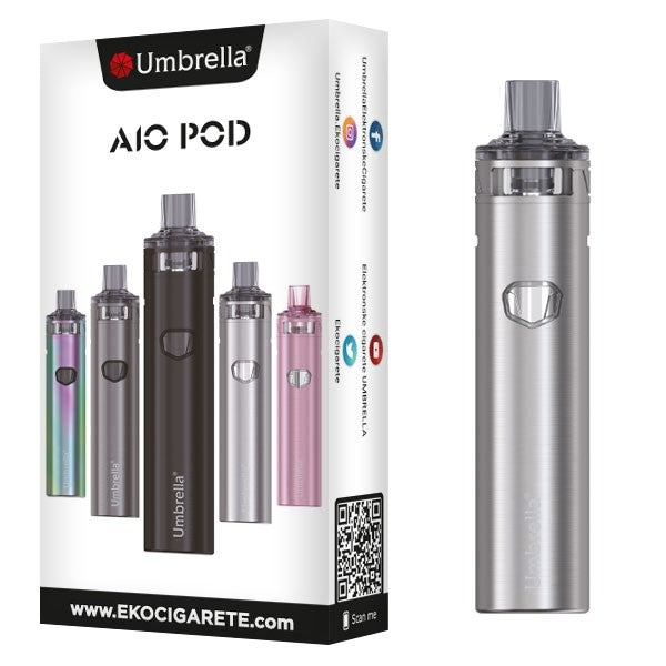 Elektronska cigara / Vape - Umbrella AIO POD - Silver