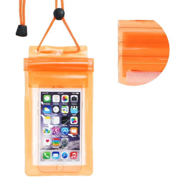 Vodootporna Torbicka (Zastitna kesa za telefon) - Orange