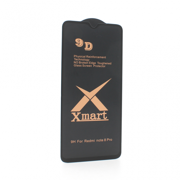 Zastitno staklo za Xiaomi Redmi Note 8 Pro - 9D - Xmart - Black