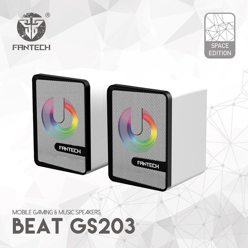 Gejmerski Zvucnici za Kompjuter - Fantech Beat GS203 - RGB - White